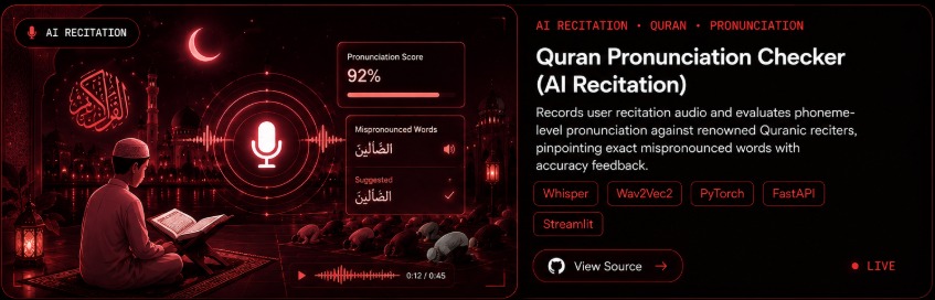Quran Pronunciation Checker Dark Theme